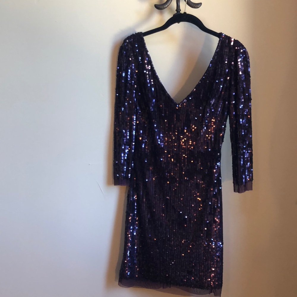 Purple sparkle dress